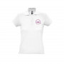 Polo femme Passion blanc