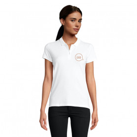 Polo coton bio Planet Women blanc