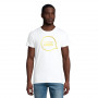 Tee-shirt coton bio Pioneer blanc