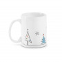 Tasse en céramique de Noël et sa boîte cadeau ELF