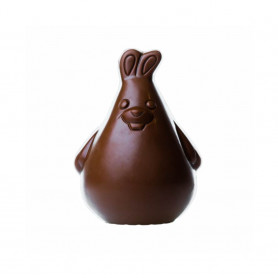 Lapin de Pâques 75g au chocolat noir 70% Bio