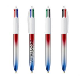 Stylo Bic 4 Colours Flags Collection fabriqué en France