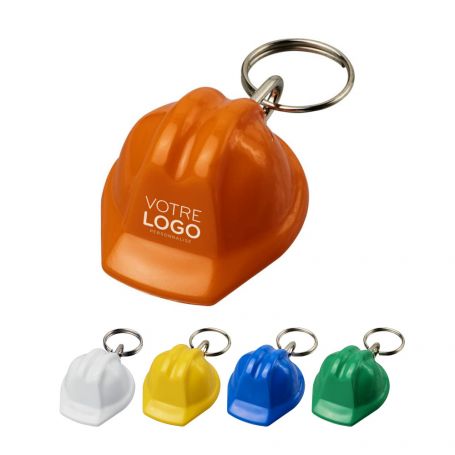 Porte-clés casque personnalisable en plastique recyclé Godon