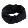 Foulard personnalisable multi-fonctions noir Trendy